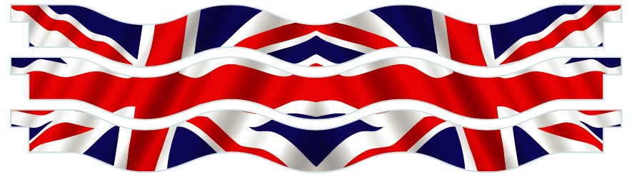Planks > Wavy Plank x 3 > United Kingdom Flag