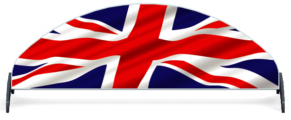 Fillers > Half Moon Filler > United Kingdom Flag