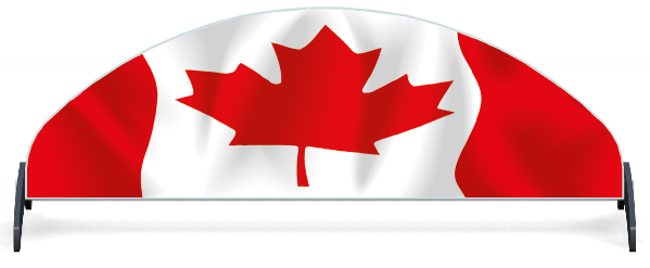 Fillers > Half Moon Filler > Canadian Flag