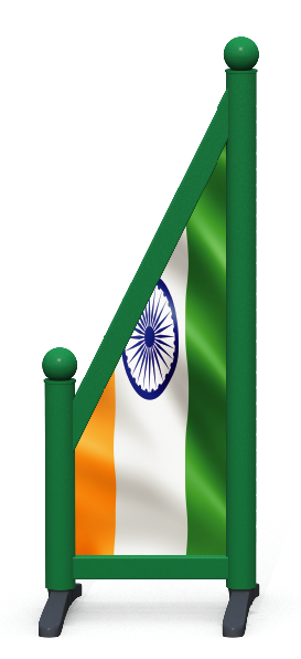 Wing > Sloping Printed > Indian Flag