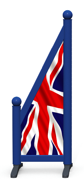 Wing > Sloping Printed > United Kingdom Flag