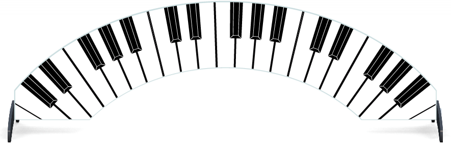 Fillers > Arch Filler > Piano Keys