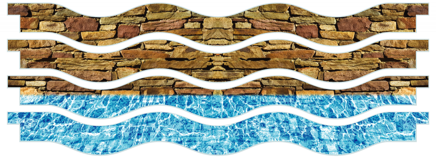 Planks > Wavy Plank x 4 > Wall And Pool
