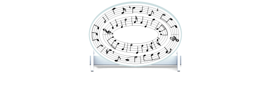 Fillers > Oval Filler > Music Notes